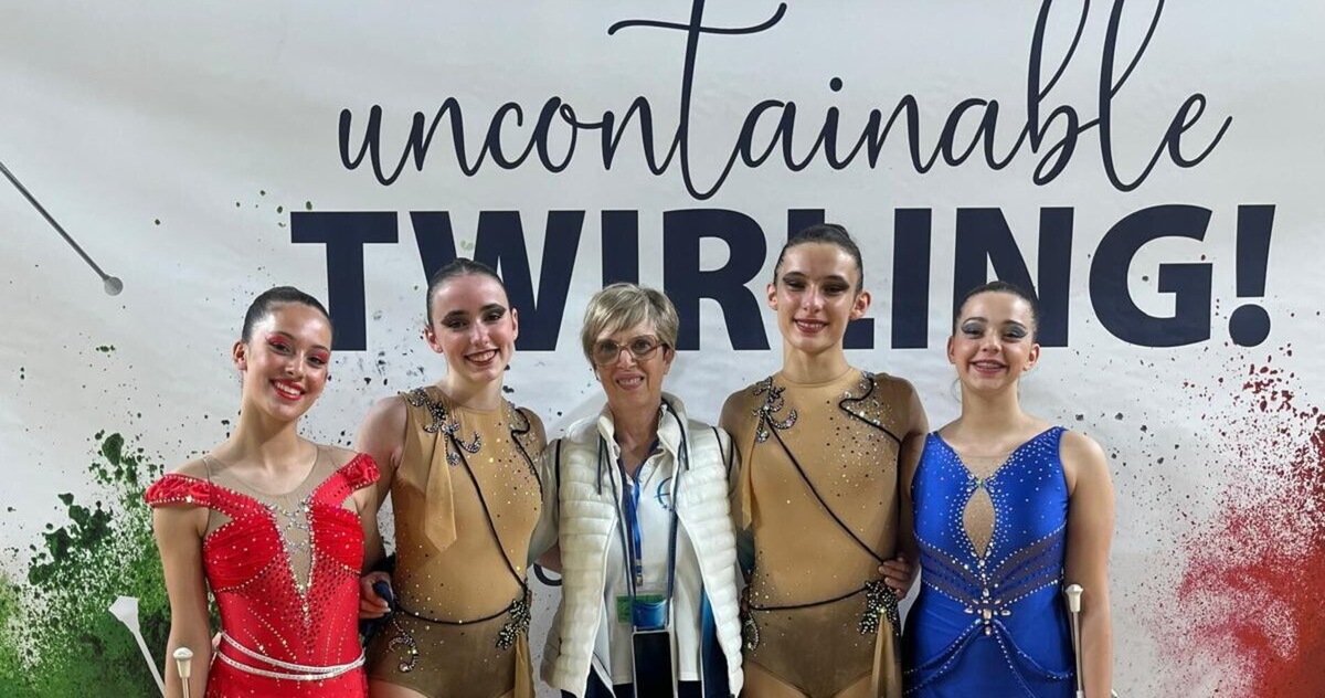 Eurogymnica: tre ori e un bronzo in serie A di Twirling
