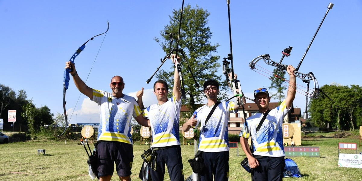 Fitarco Piemonte: Campionati Italiani di Società, doppio podio per la Iuvenilia