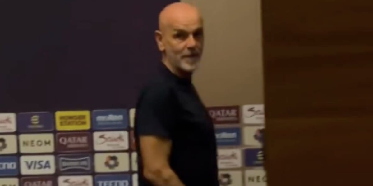 “Aeroporto, aeroporto”: Pioli deriso davanti a tutti in conferenza stampa