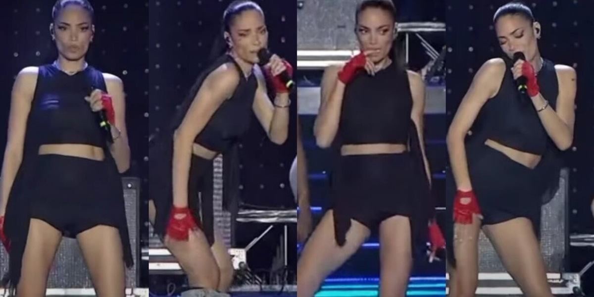 Elodie in total black: fan in estasi al concerto del primo maggio