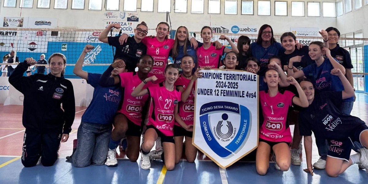 Agil Volley Under 12 4X4: percorso netto e titolo territoriale