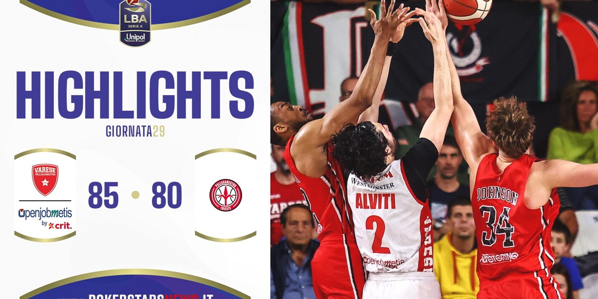 Openjobmetis Varese - Pallacanestro Trieste | PokerstarsNews Highlights Serie A Unipol 2024/2025