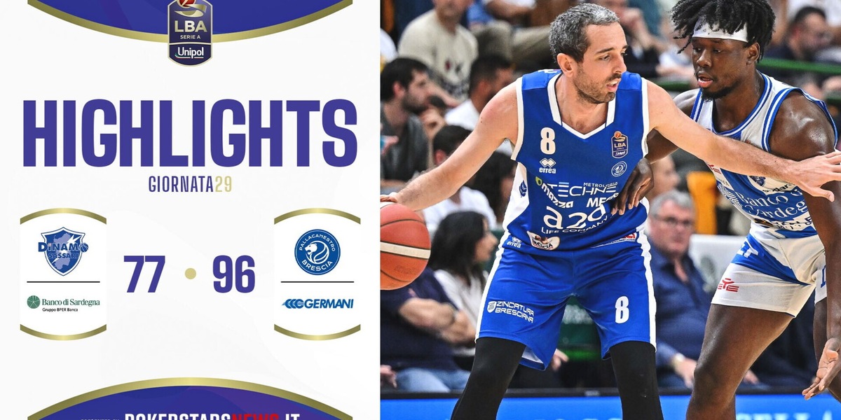 Banco di Sardegna Sassari – Germani Brescia | PokerstarsNews Highlights Serie A Unipol 2024/2025
