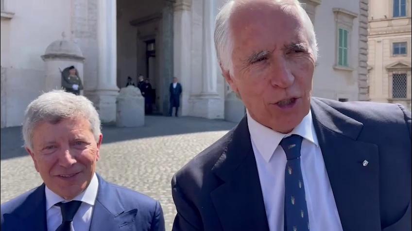 Simonelli e Malagò: "Incontro con Mattarella emozionante, discorso toccante"