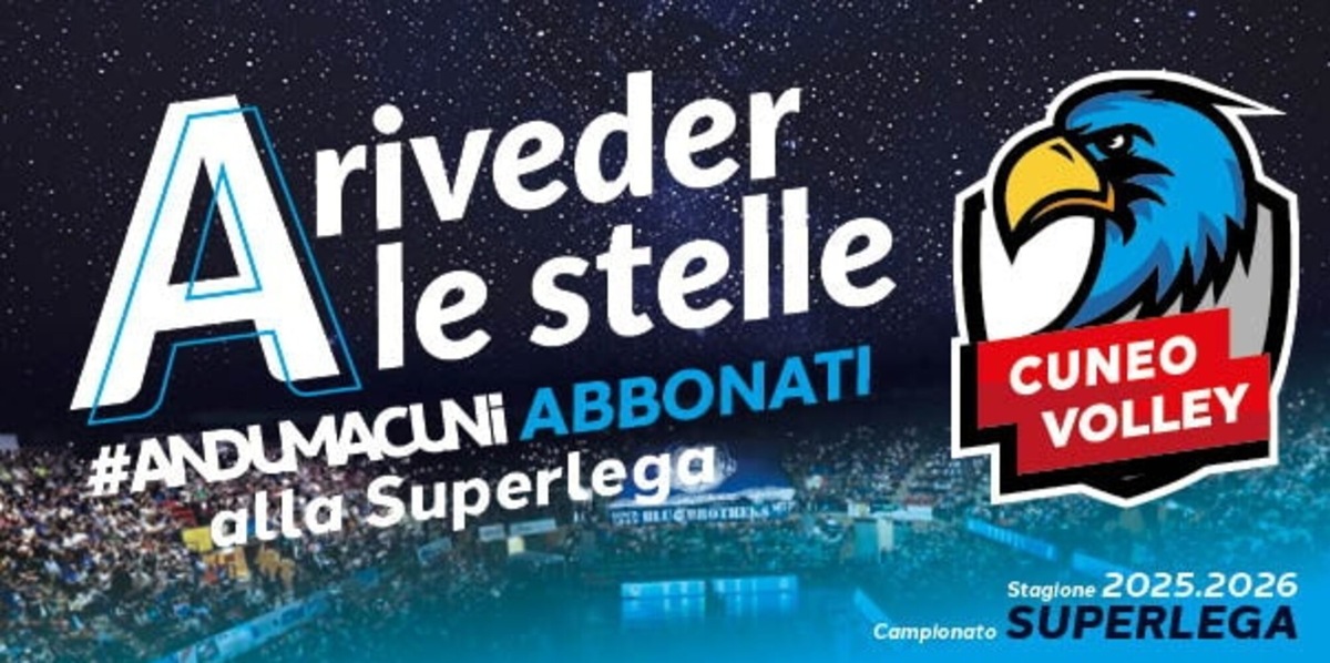 A riveder le stelle – campagna abbonamenti Superlega Cuneo Volley