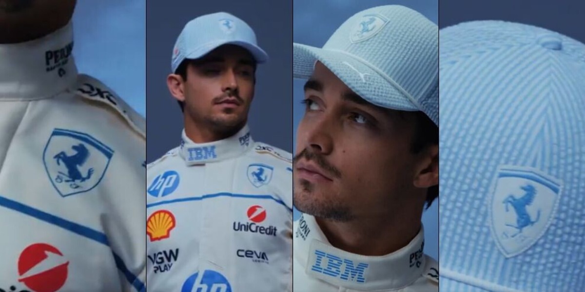 Leclerc a Monaco con una tuta speciale: il biancoblu Ferrari divide i tifosi