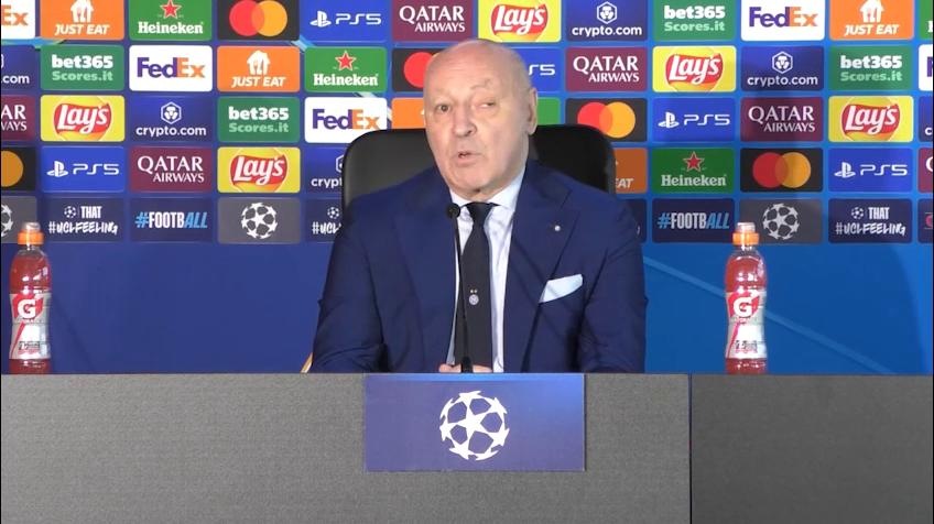Marotta: "Scudetto sfuggito per un centimetro"