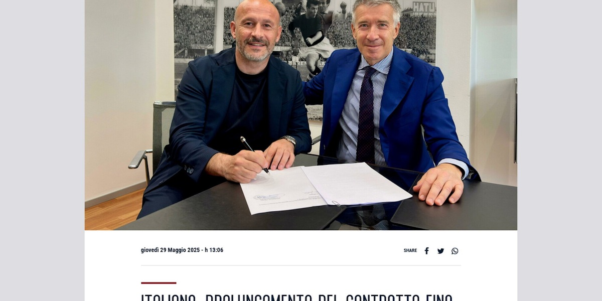 Ufficiale, Bologna: Italiano ha prolungato fino al 2027