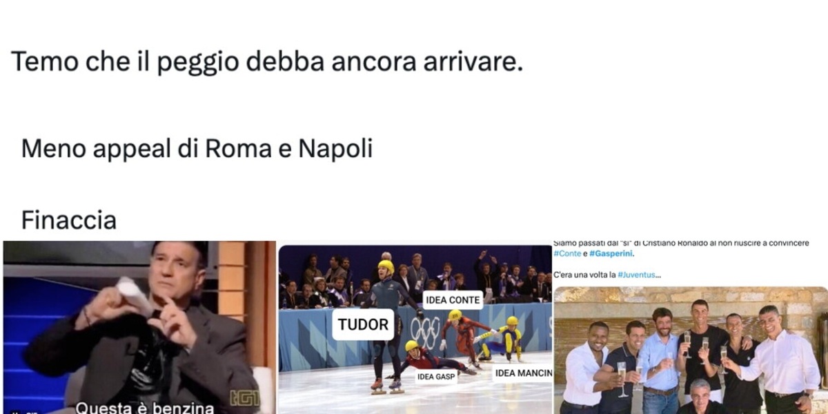 Prima Conte, ora Gasperini e i tifosi Juve sbottano sui social: "Finaccia"