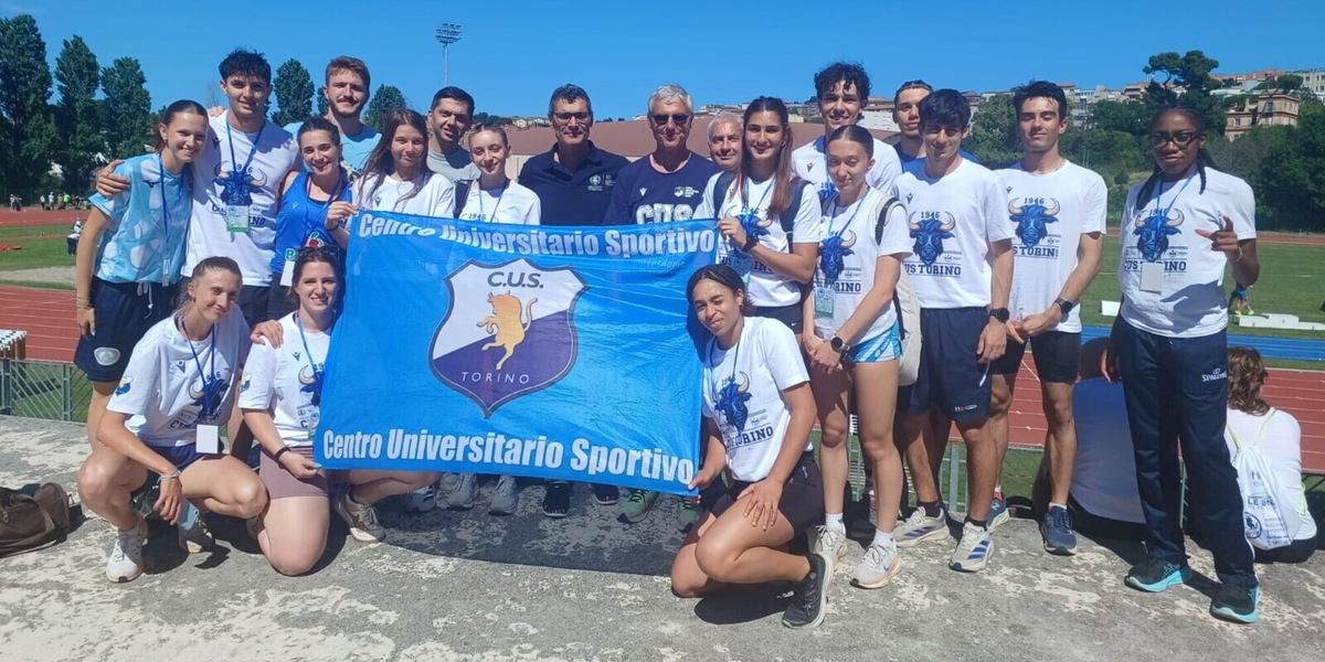 CNU Ancona 2025: il CUS Torino è secondo nel medagliere con 35 medaglie!