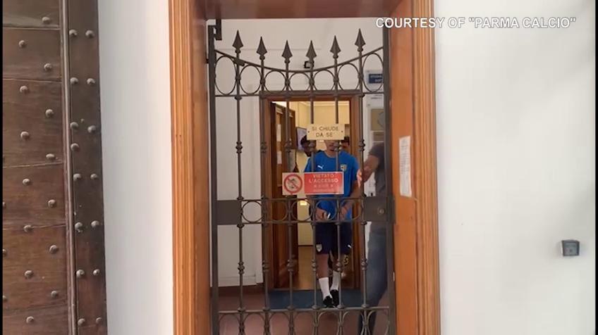 Parma, giornata di visite mediche per Ordonez