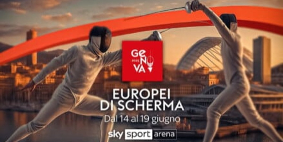 Gli Europei di scherma “Genova 2025" in diretta su Sky