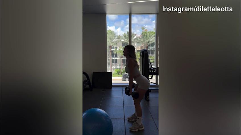 Mondiale per Club: Diletta Leotta presente, ma il lavoro in palestra non manca mai