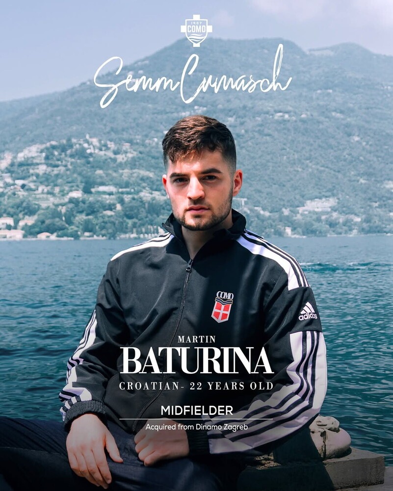 Baturina ufficiale al Como: "Talento in linea con le nostre ambizioni"