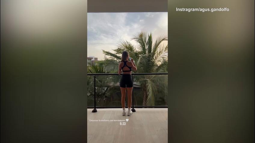 Ginnastica mattutina per lady Martinez