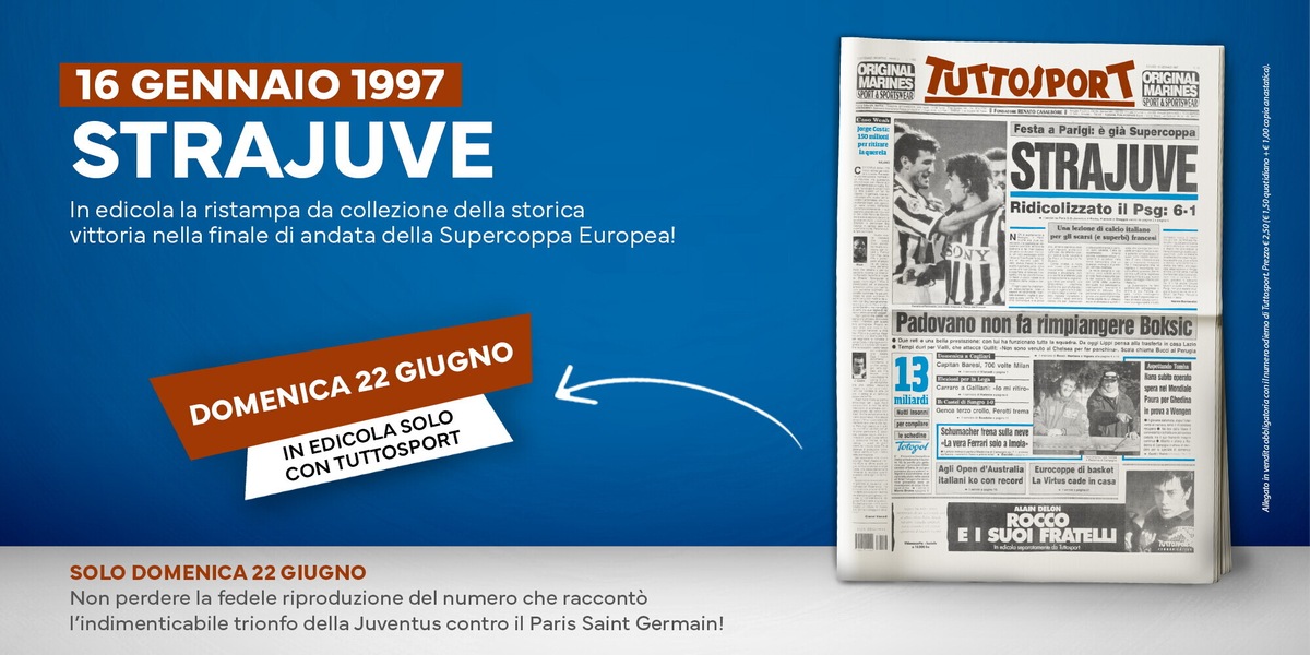 16 gennaio 1997: STRAJUVE!