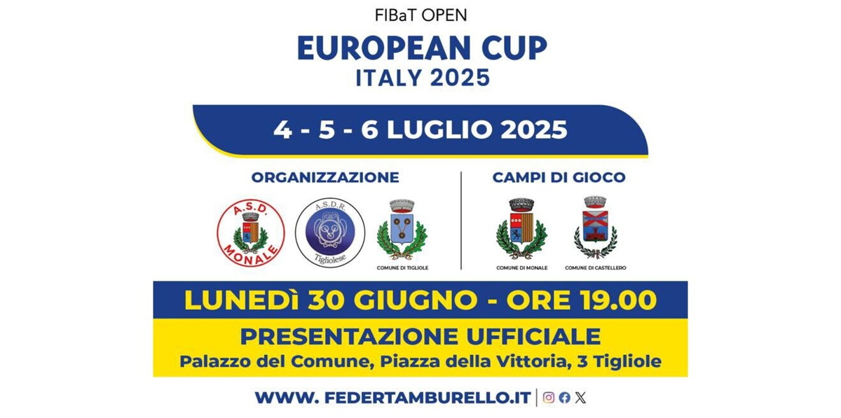 Arriva la “Coppa Europa” di Tamburello Open