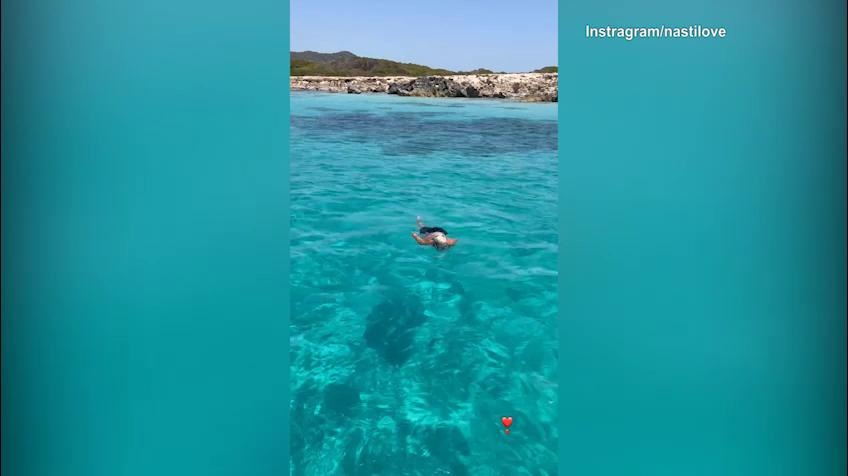 Lazio, Zaccagni fa snorkeling