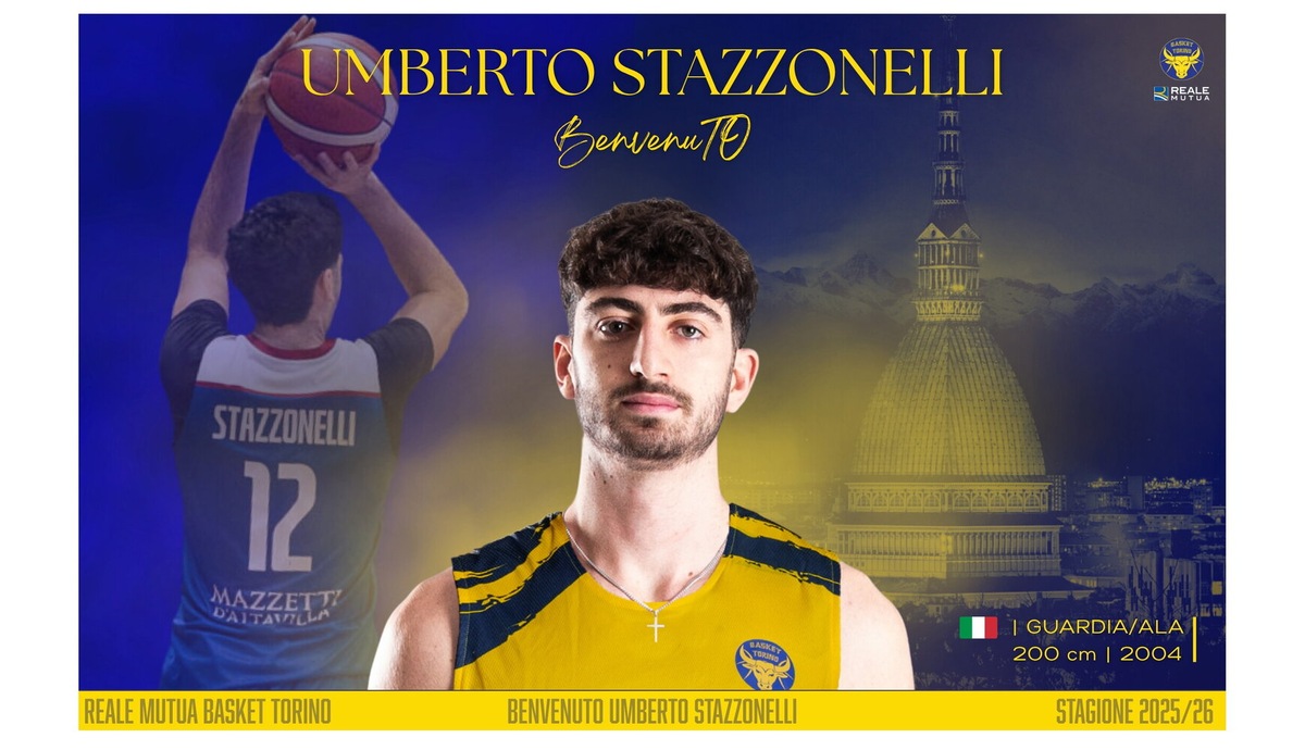 Duttilità e freschezza: Basket Torino, ecco il giovane Umberto Stazzonelli