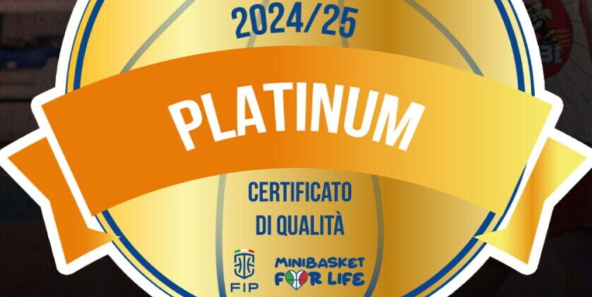 BEA Chieri: il minibasket ottiene il certificato di qualità Platinum dalla FIP
