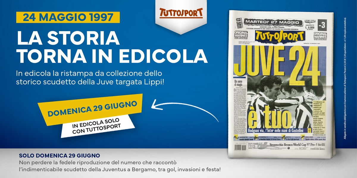 24 maggio 1997. La Storia torna in edicola
