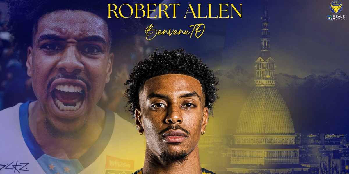 Reale Mutua Torino: Robert Allen è un nuovo giocatore gialloblù