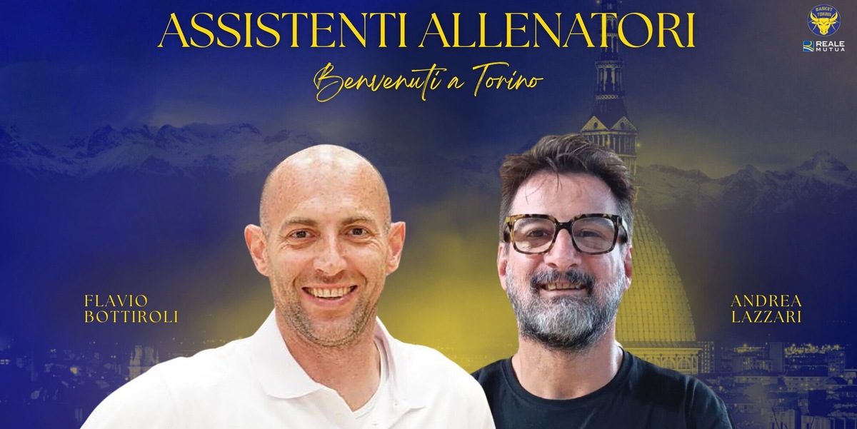 Reale Mutua Torino: Flavio Bottiroli e Andrea Lazzari assistenti di coach Moretti