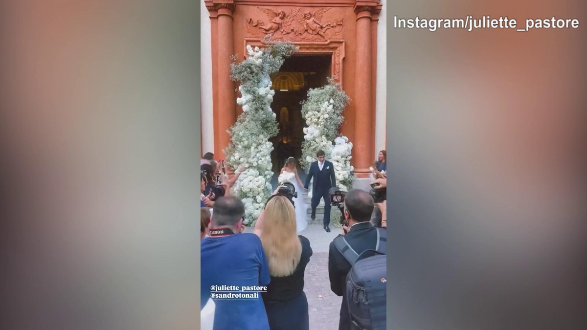 Sandro Tonali e Giulia Pastore, matrimonio esclusivo sul Lago di Como