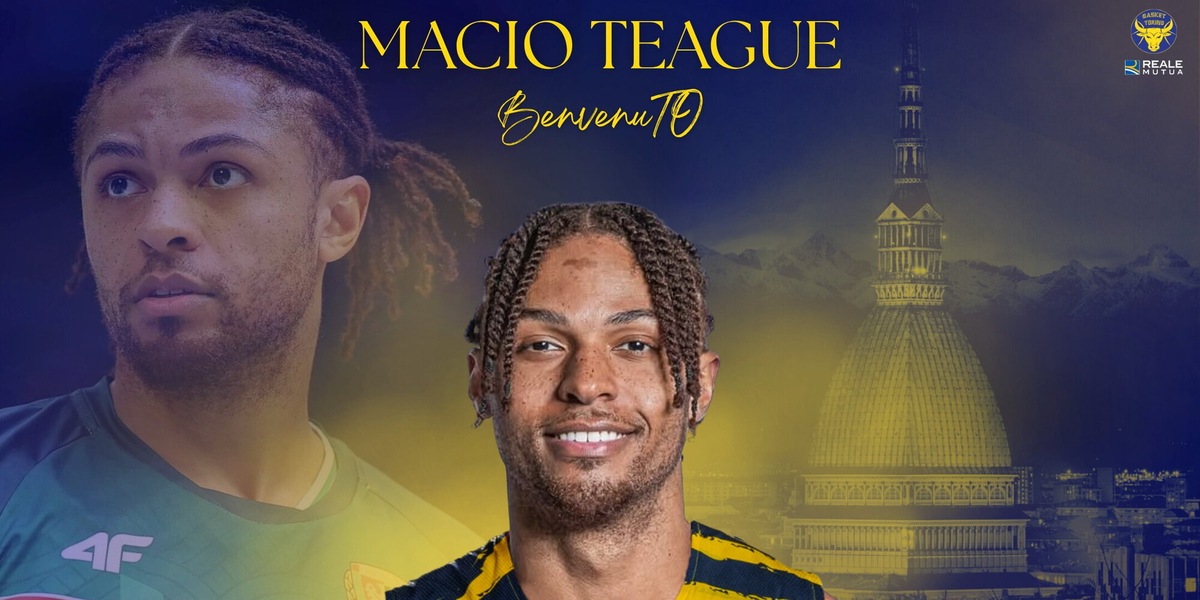 Reale Mutua Torino: MaCio Teague è gialloblù!