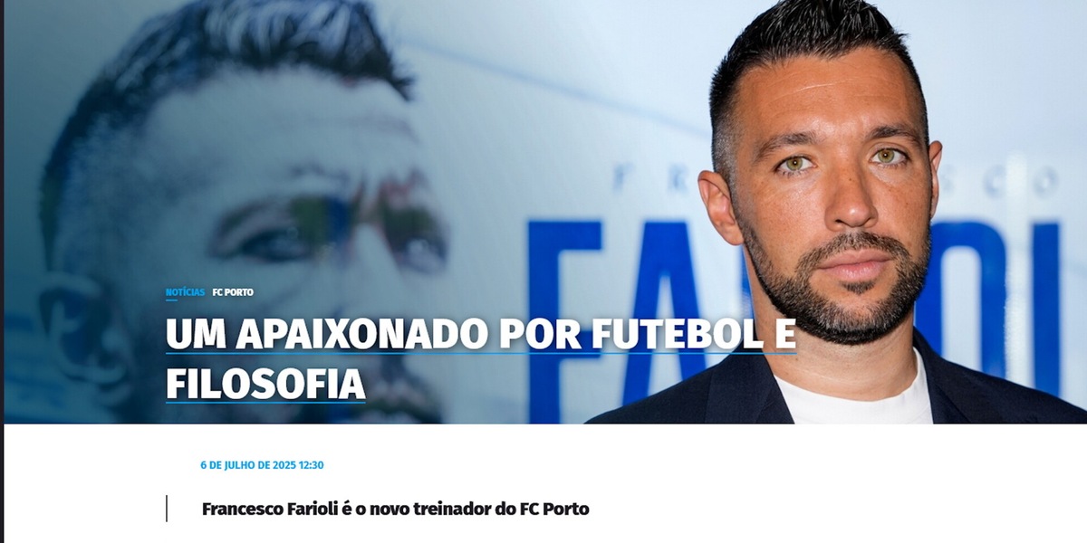 Porto, ufficiale: Farioli è il nuovo allenatore