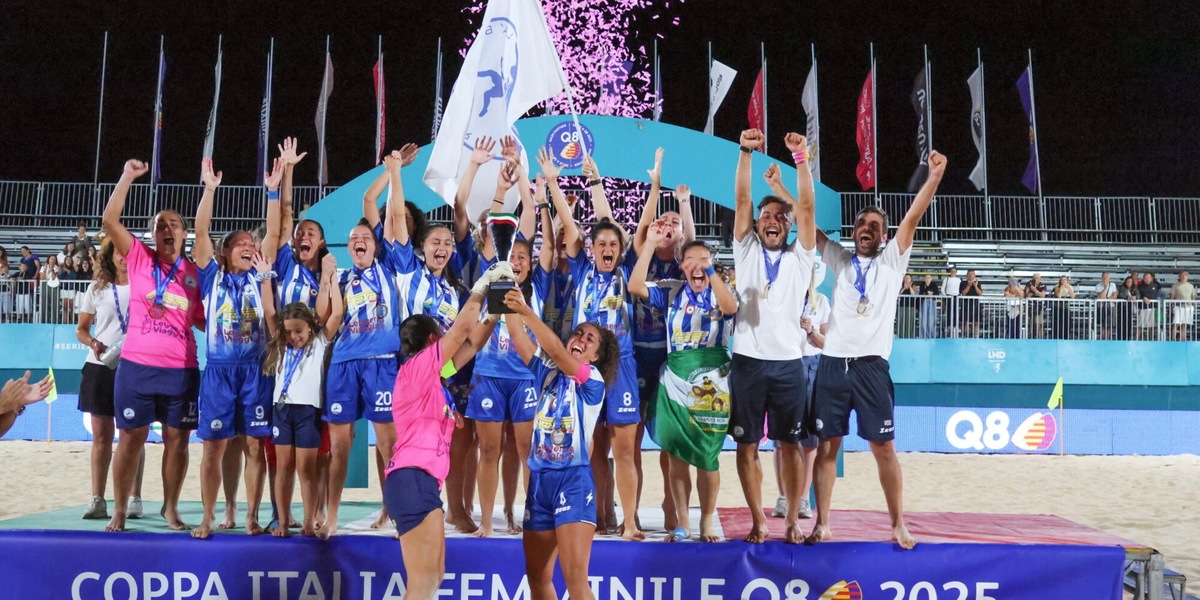 Beach Soccer Lnd: Lady Terracina conquista la Coppa Italia Q8 femminile