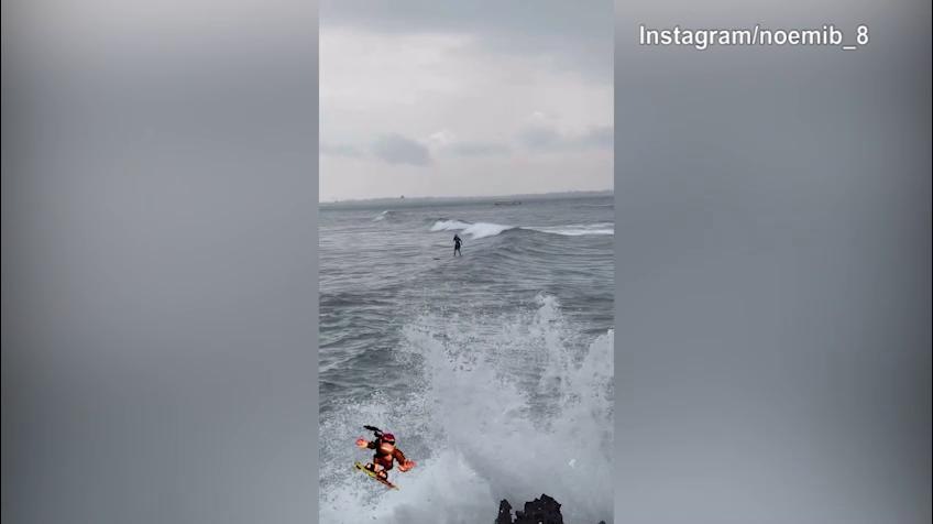 Noemi Bocchi, sabato mattina dedicato al surf