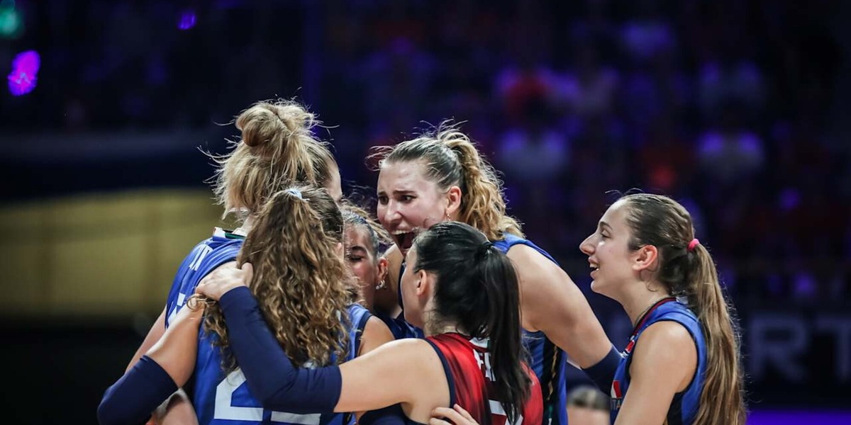 VNL: Italia da record, superata l'Olanda in tre set