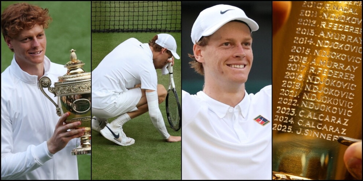 Sinner imperatore, Wimbledon incorona Jannik: piegato Alcaraz, Carlos non è più il re