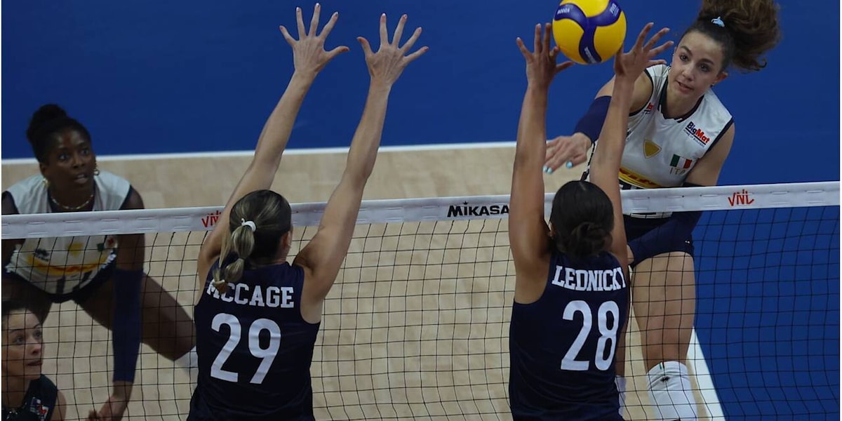 VNL: l'Italia nei quarti sfiderà gli USA