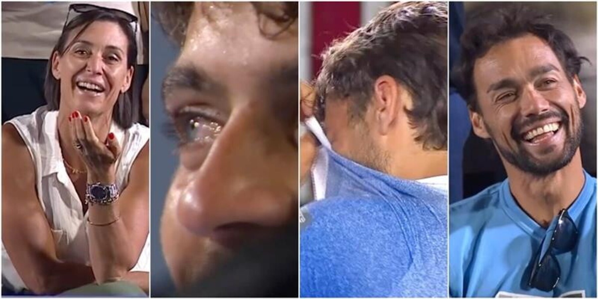 Cobolli in lacrime, discorso da pelle d’oca per Fognini e standing ovation: “È solo grazie a te”