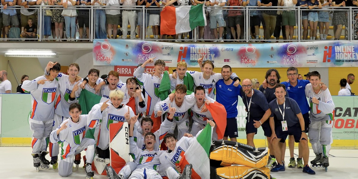 Europei Hockey Inline: l’Italia nelle storia con l’oro Under 17