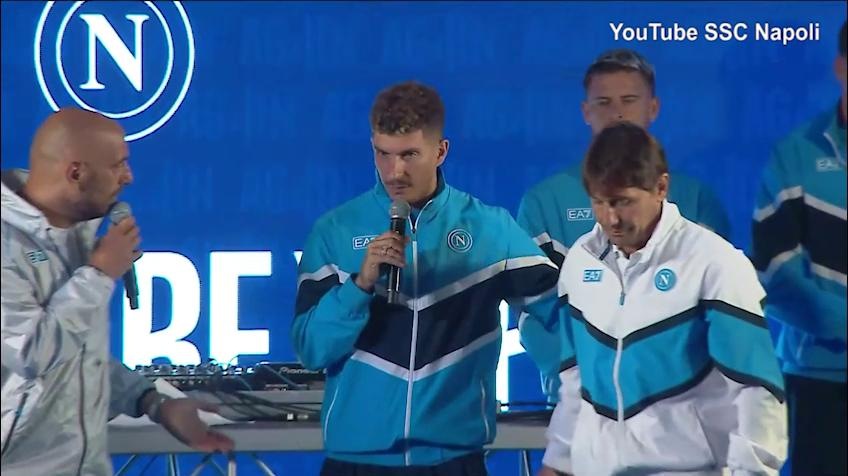 Di Lorenzo e la toccante dedica al piccolo Daniele