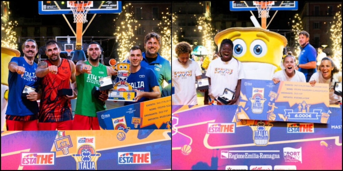 Team Rome e Tigu 3x3 vincono l'Estathé 3x3 Italia Streetbasket Circuit 2025!