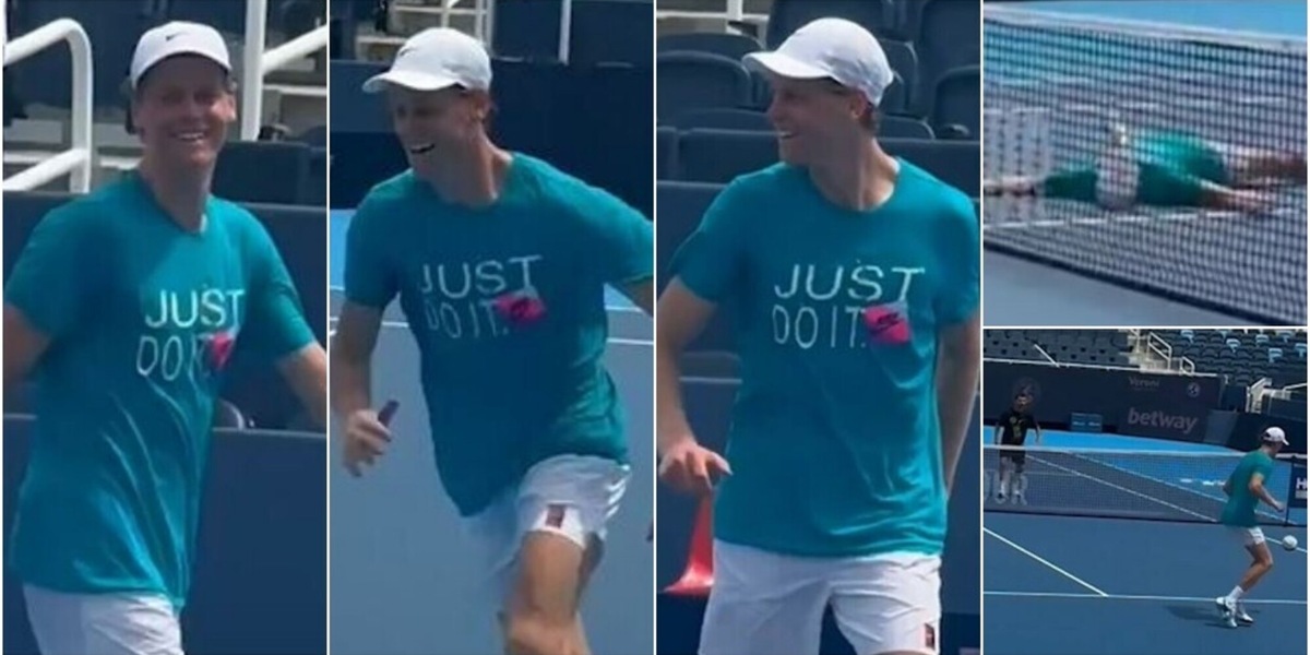 Sinner, la nuova passione è il calcio tennis: a Cincinnati si diverte così
