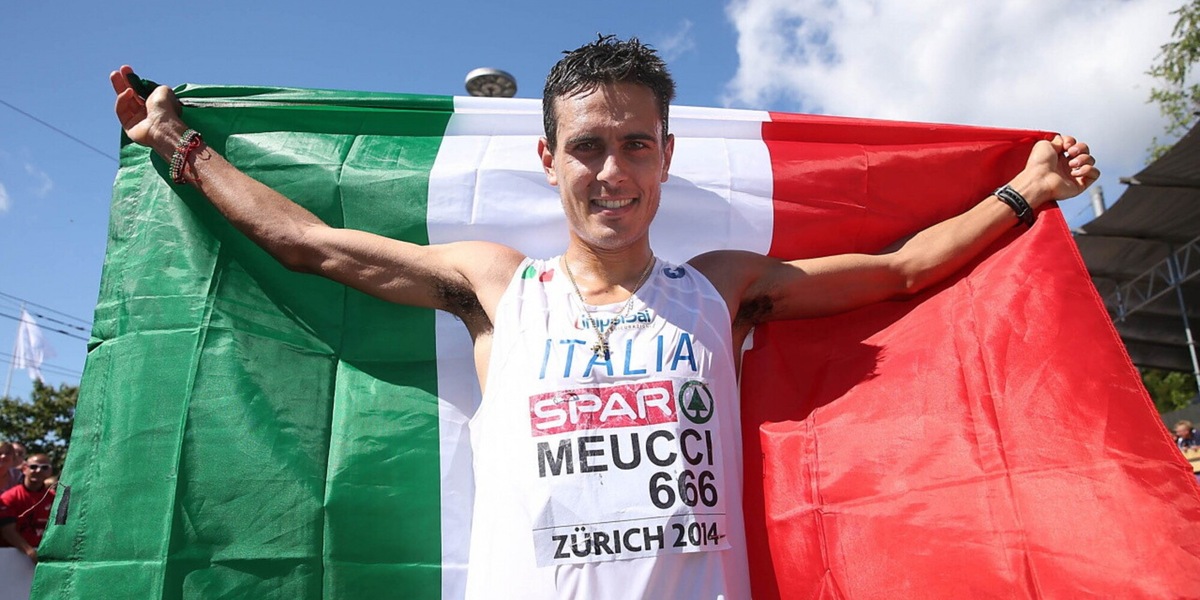 Daniele Meucci e Giovanna Epis al via della 1^ Friuli DOC RUN di sabato 30 agosto