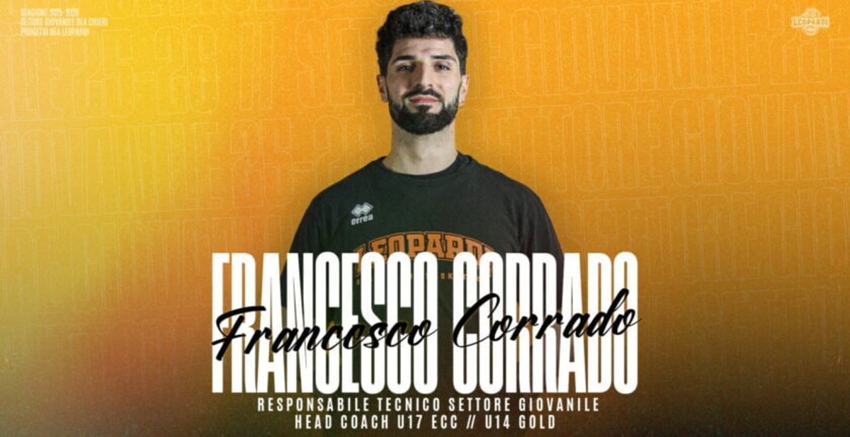 BEA Chieri: Coach Francesco Corrado nuovo Responsabile Tecnico del Settore Giovanile