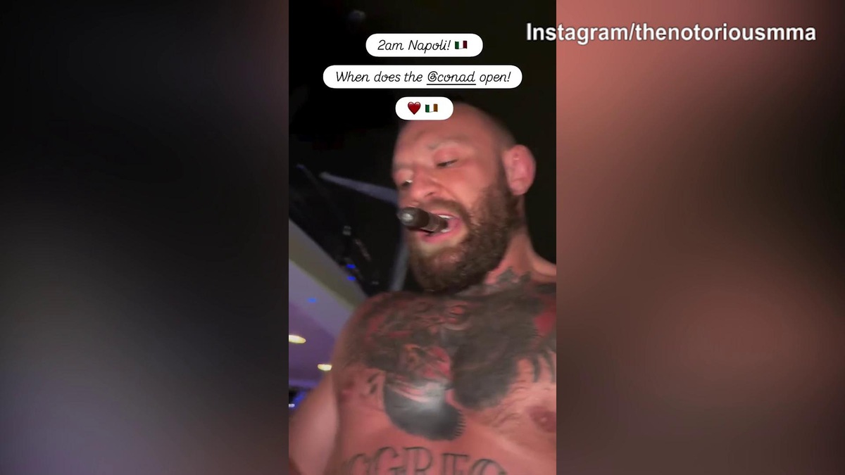 McGregor a sorpresa: "Forza Napoli"