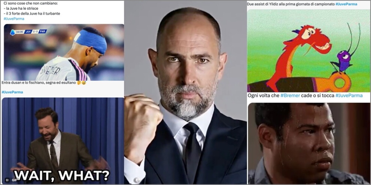 "Bremer come Chiellini", "Ha segnato Vlahovic ora grandina": Juve, le reazioni social
