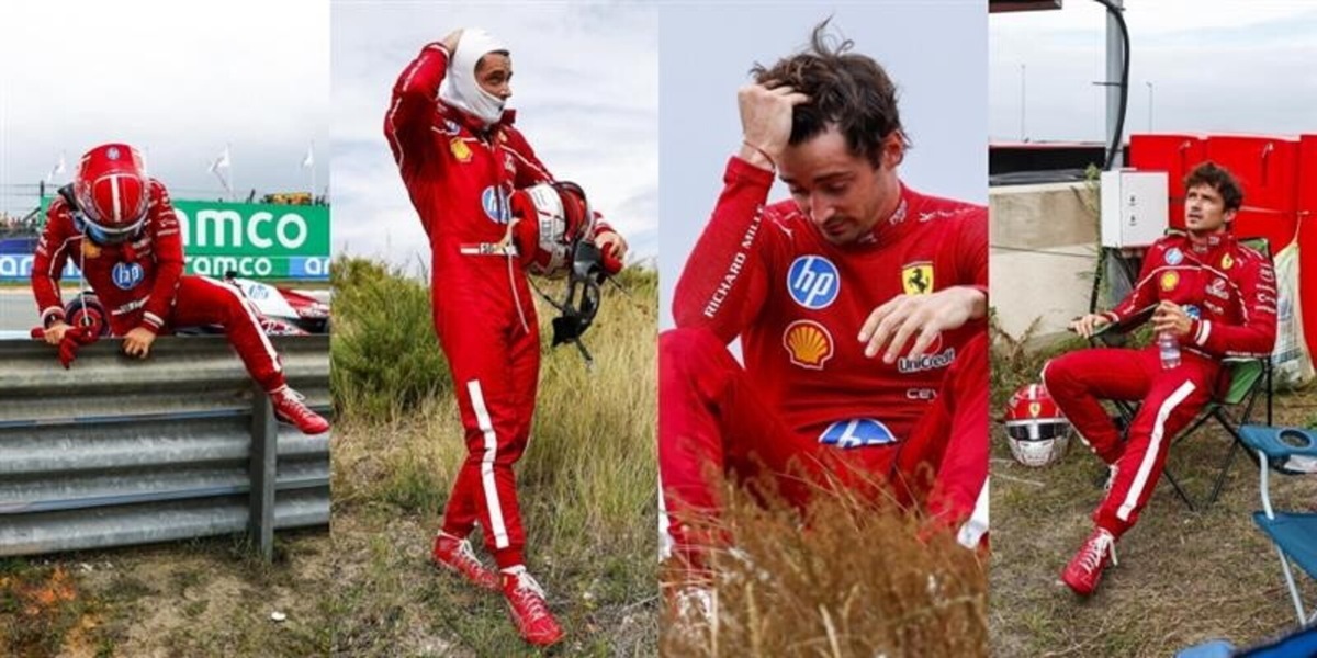 Ferrari, incubo in Olanda: Hamilton e Leclerc si ritirano. Vince Piastri