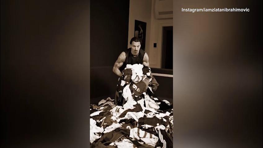 Ibrahimovic, il video con tutte le sue magliette