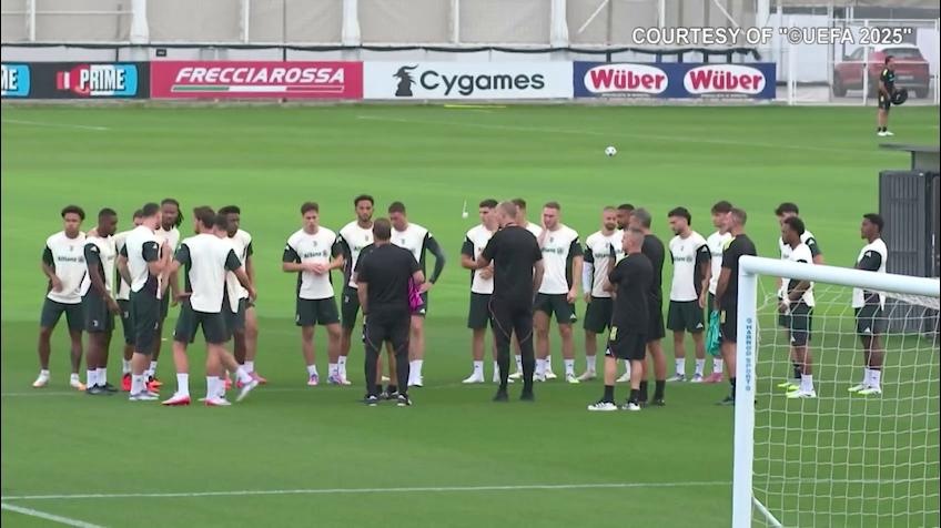 Juve, allenamento sotto lo sguardo di Igor Tudor