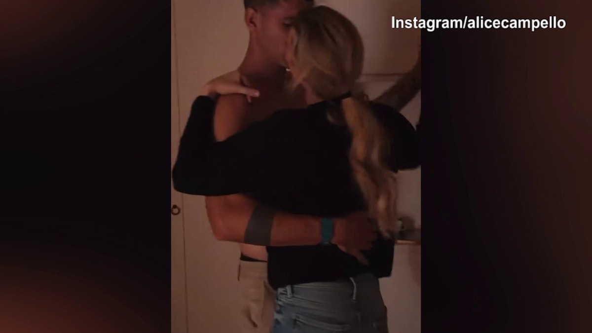 Ballo romantico per Alice Campello e Alvaro Morata