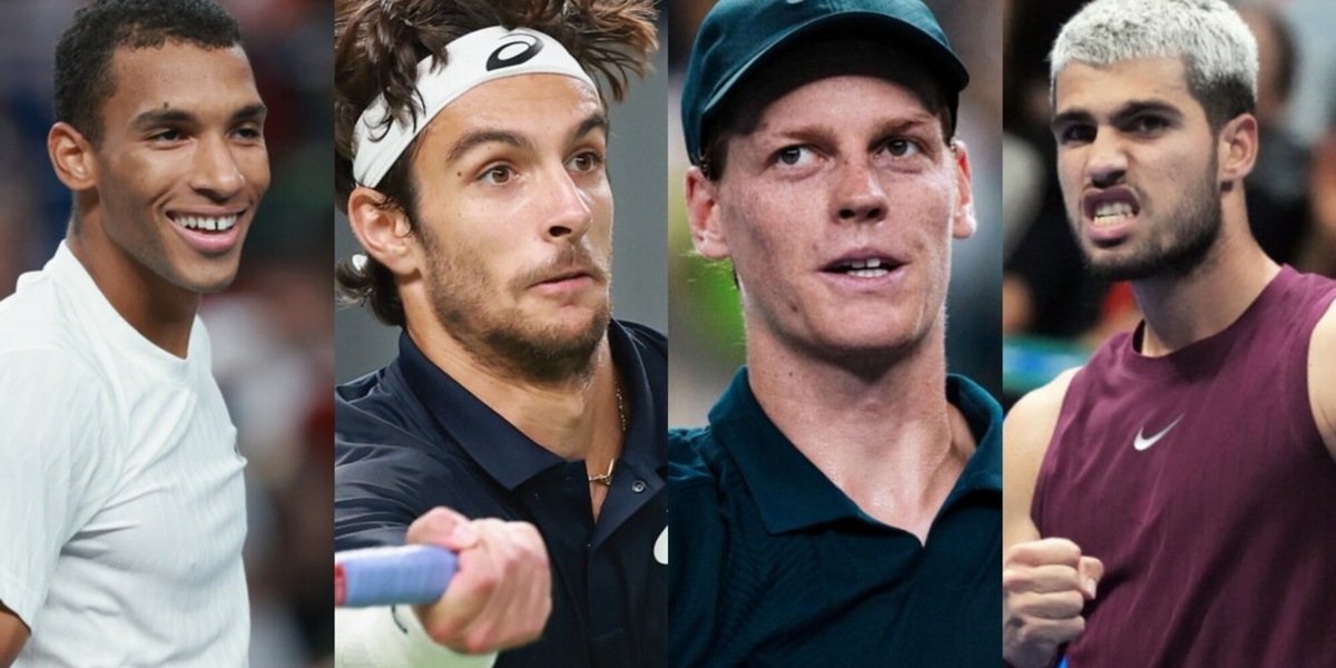 Alcaraz allunga su Sinner, Auger-Aliassime insidia Musetti: la situazione tra ranking e race Atp