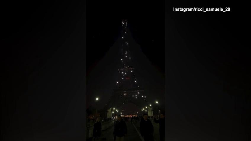 Ricci, che spettacolo la torre Eiffel